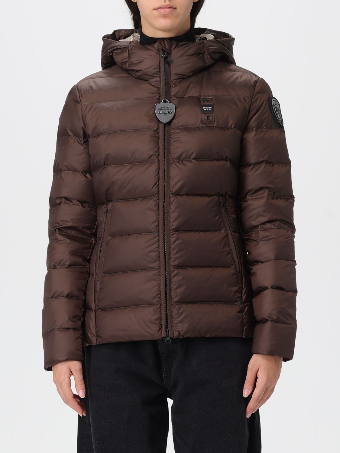 Blauer Jacket  Woman Color Dark In Brown