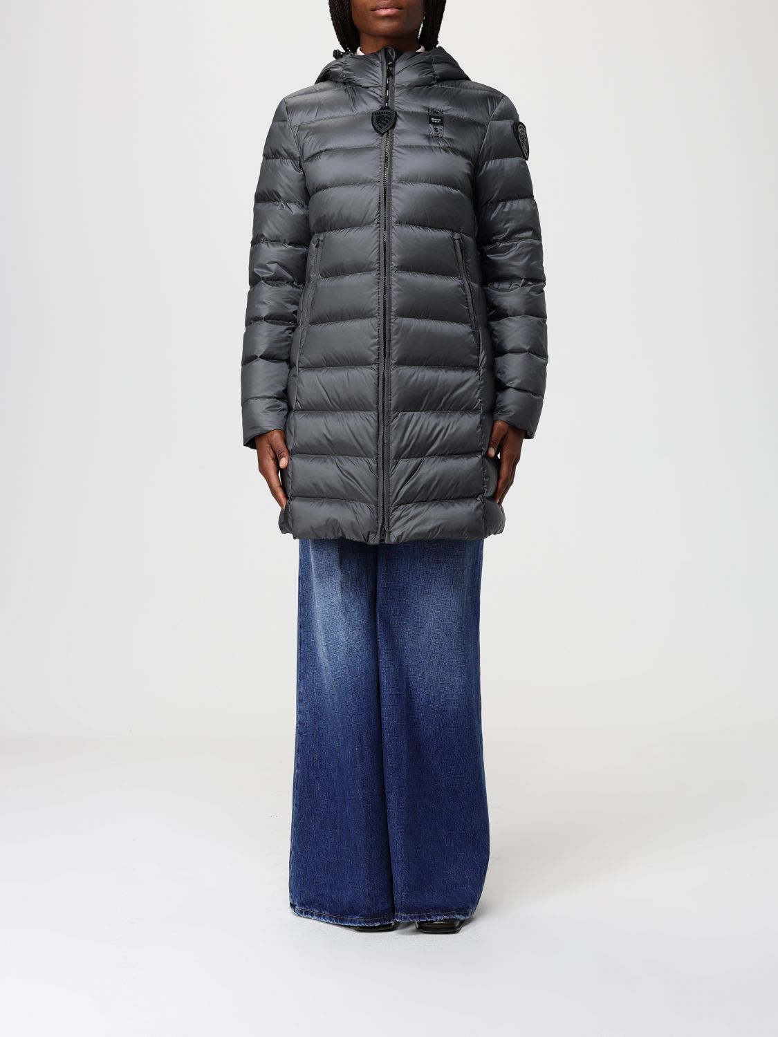 Blauer Impermeabile Agnes Grigio Antracite In Gray