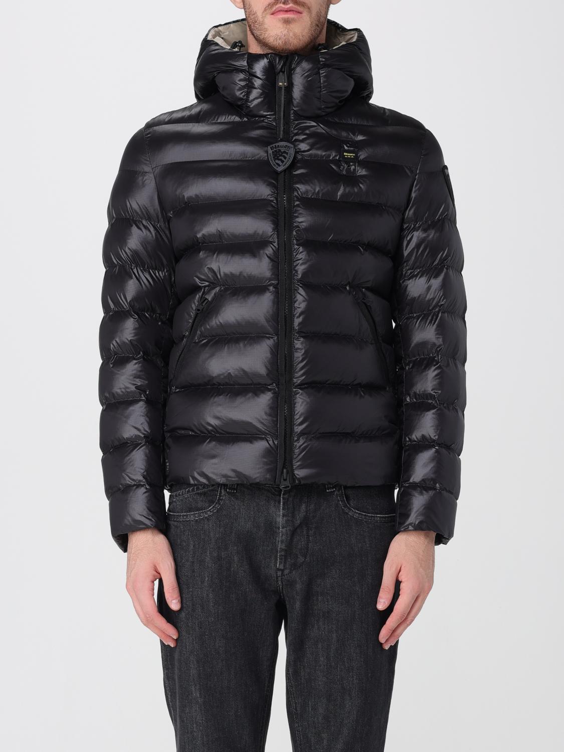 Blauer Herren Schwarz Jacket Men Color