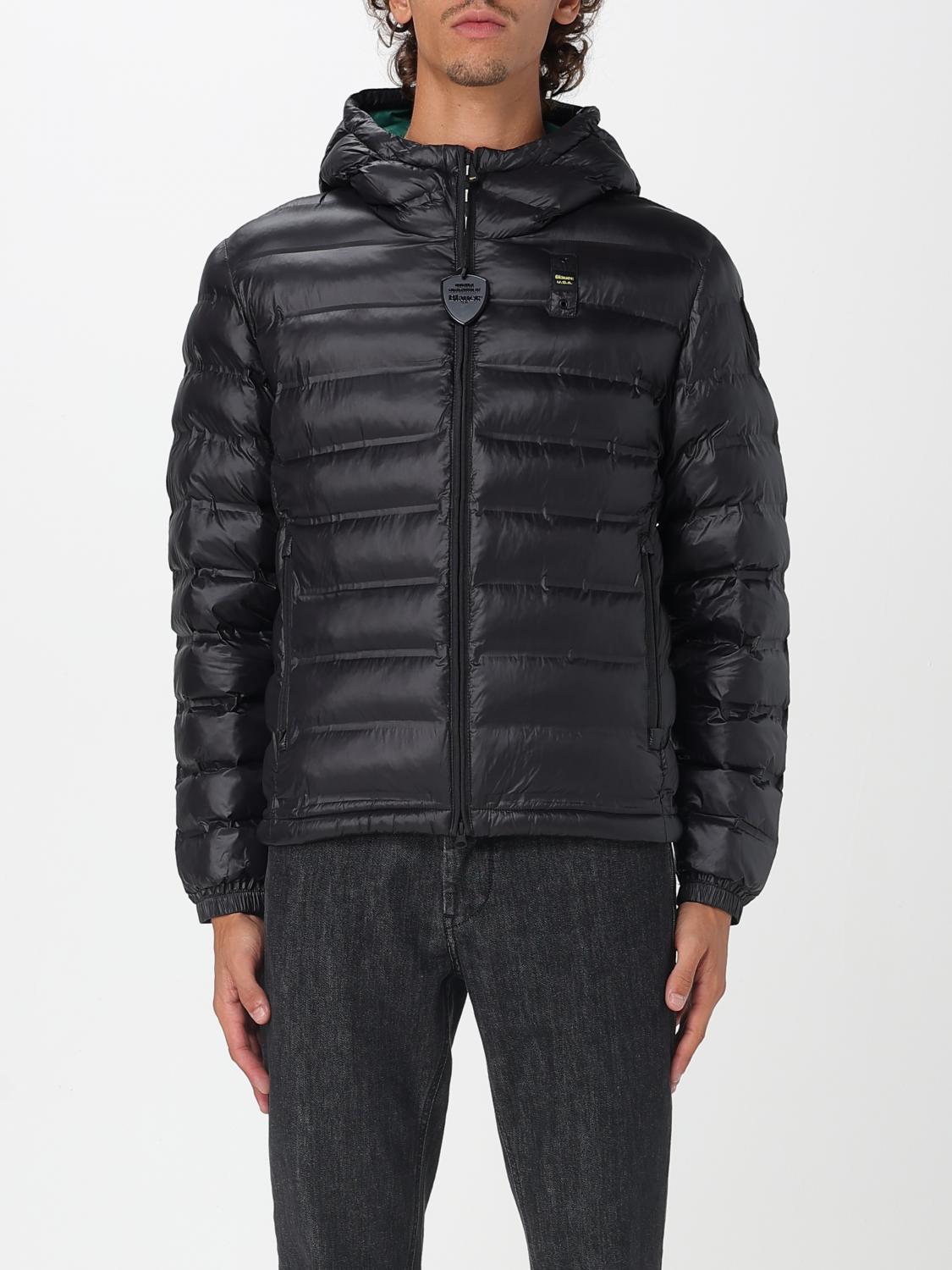 Blauer Charles Hooded Puffer Jacket In Blue