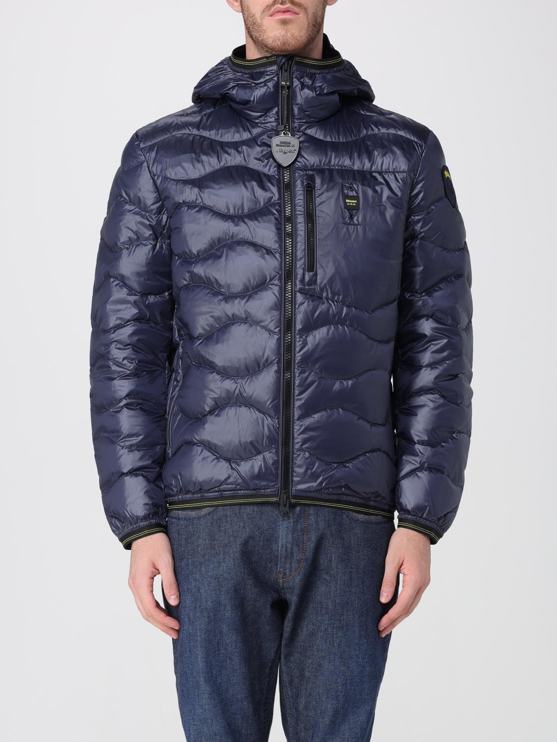 Blauer Jacket Men Color Blue In Blue