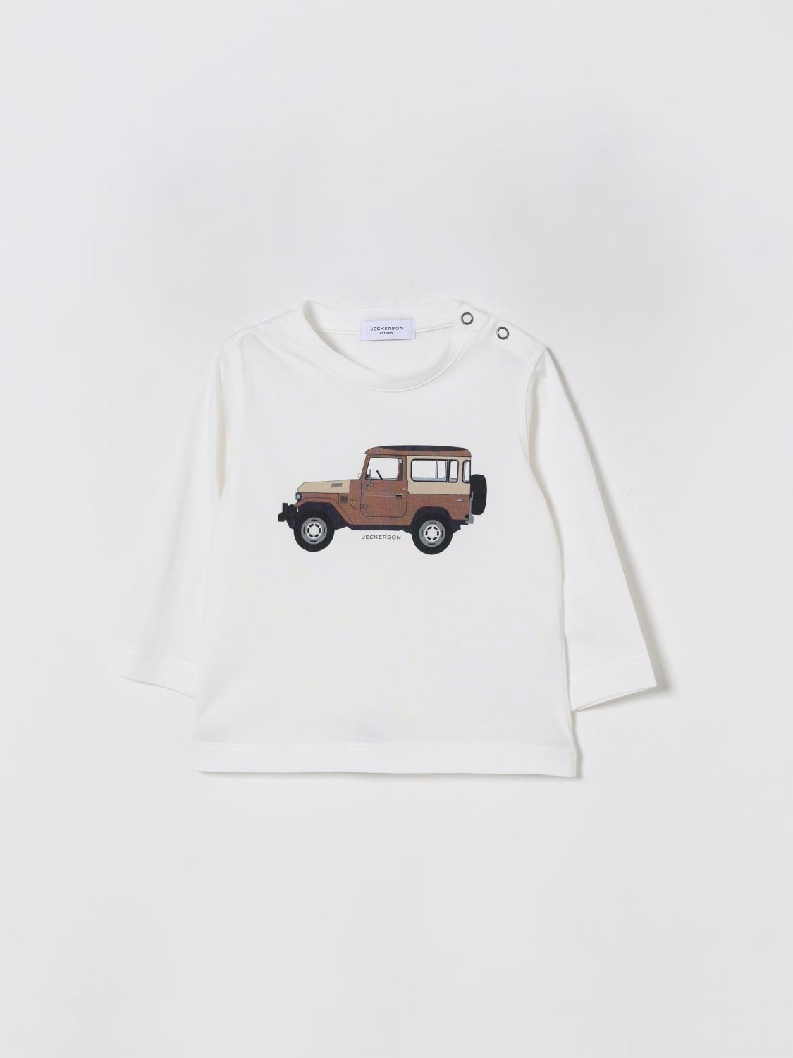 Jeckerson Babies' T-shirt  Kids Color Milk In White