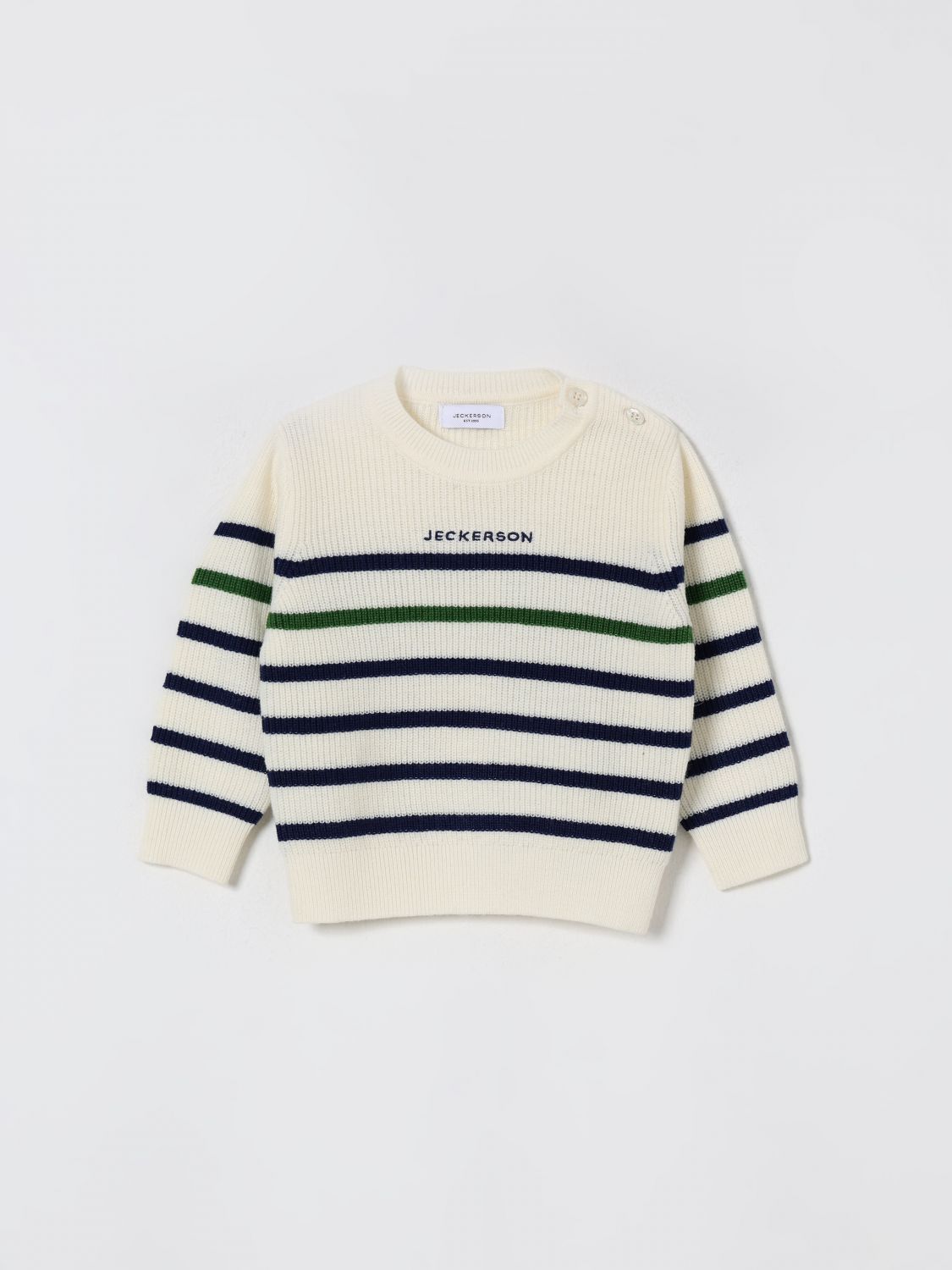 Jeckerson Sweater Kids Color Milk In Multi