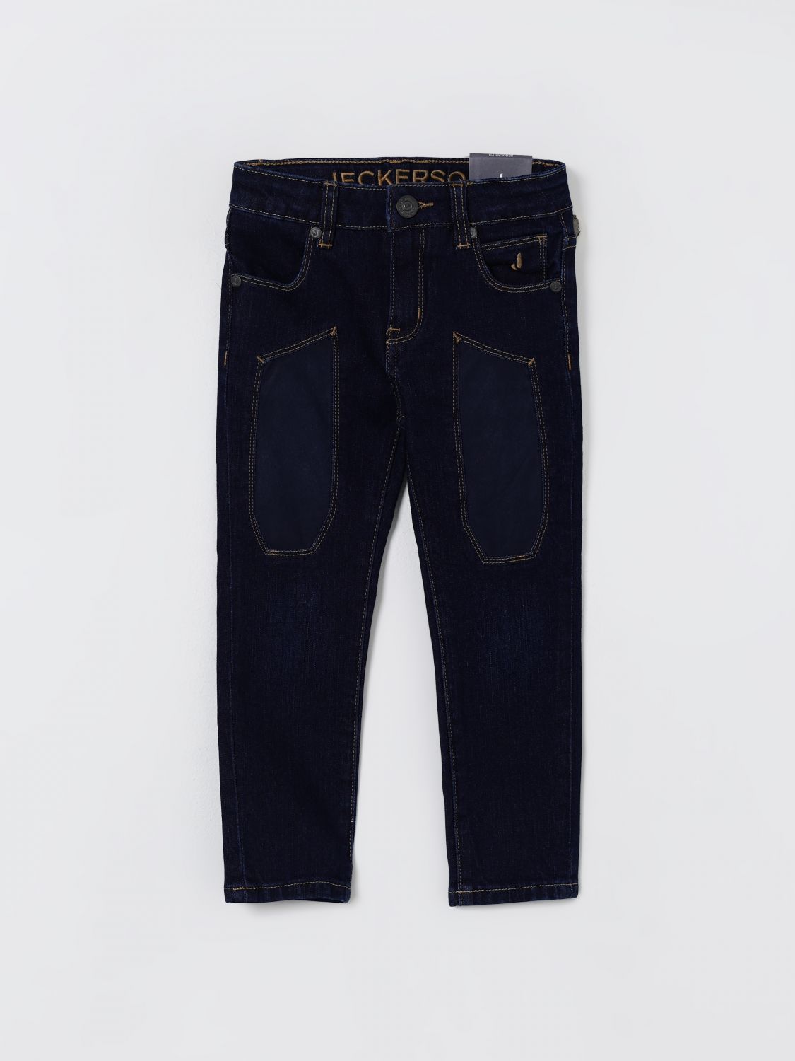 Jeckerson Jeans Kids Color Denim In Blue