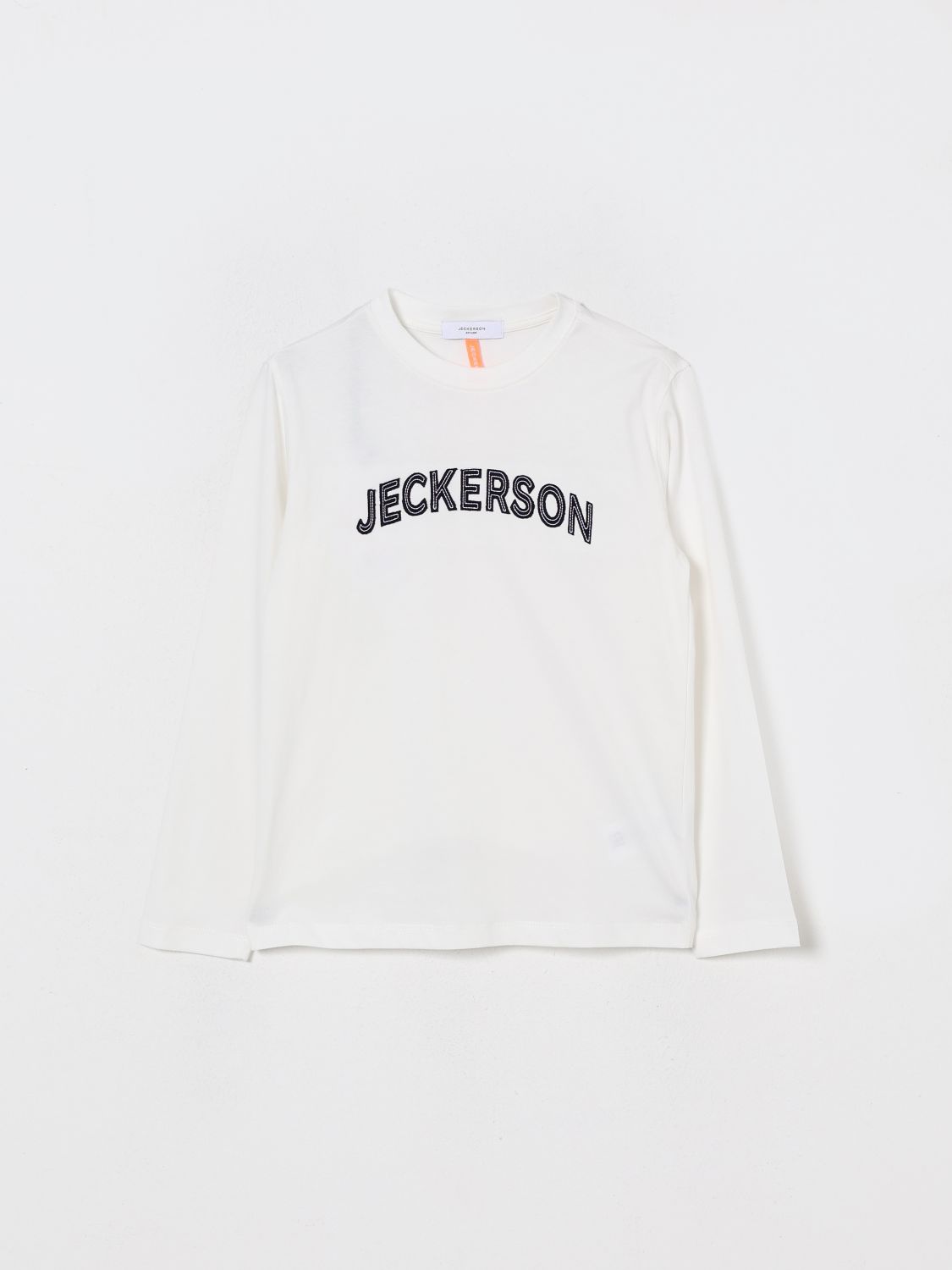 Jeckerson T-shirt Kids Color Milk In White