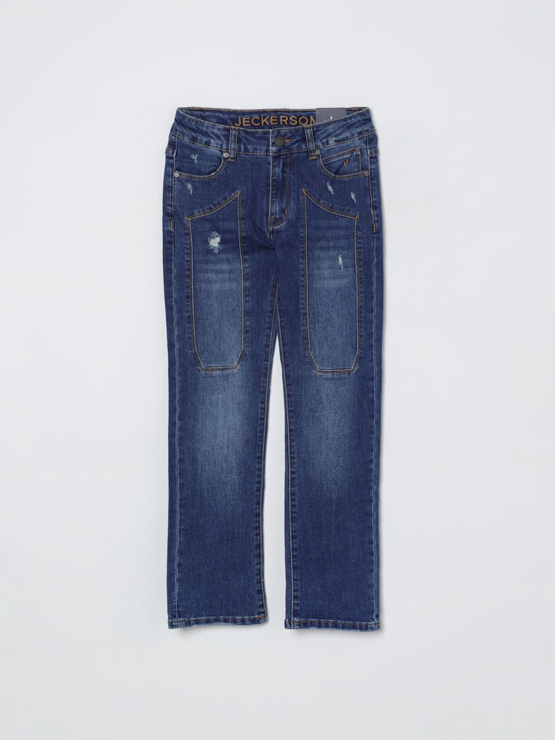 Jeckerson Jeans  Kids Color Denim In Blue