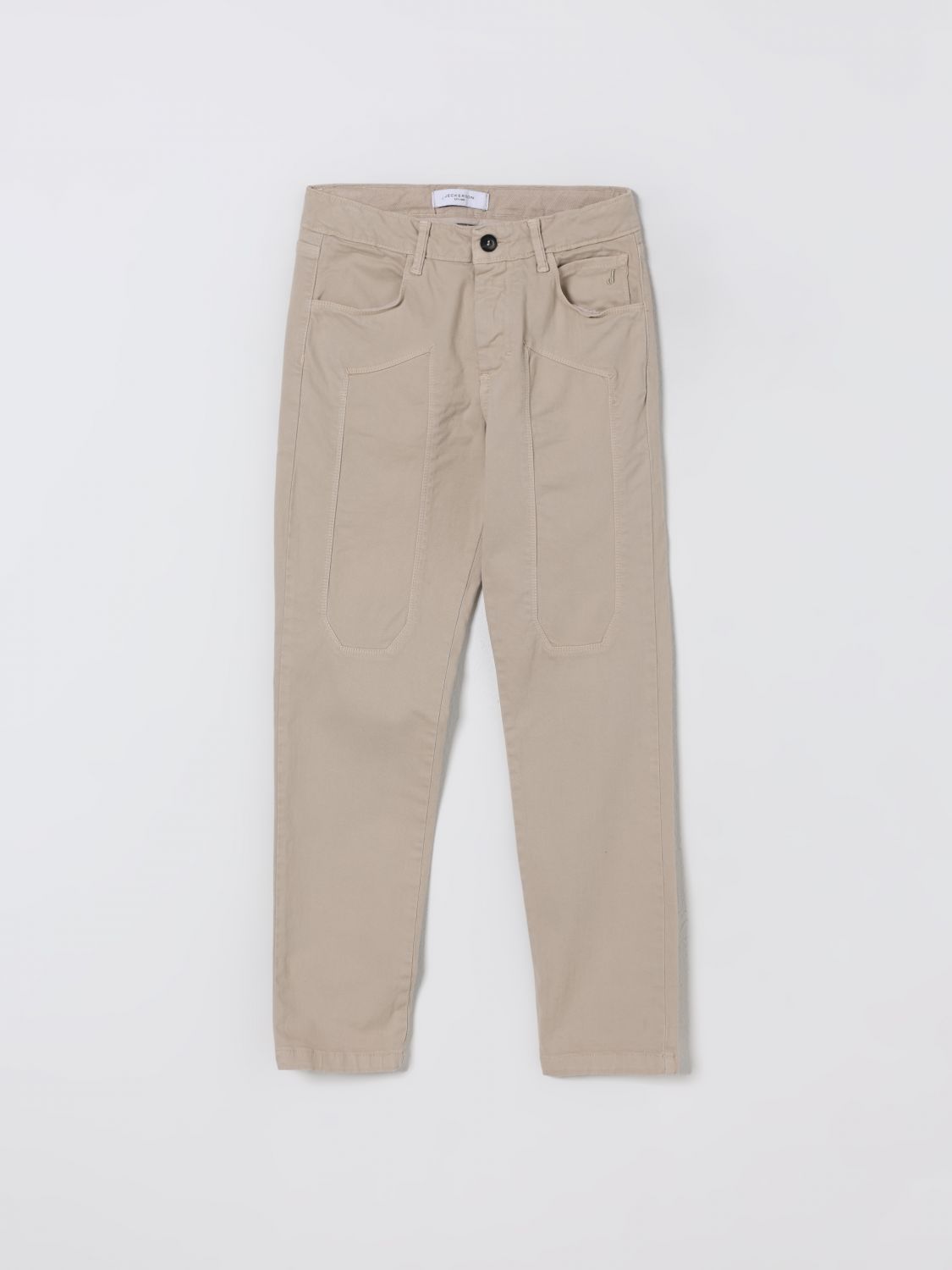 Jeckerson Pants  Kids Color Sand In Gray