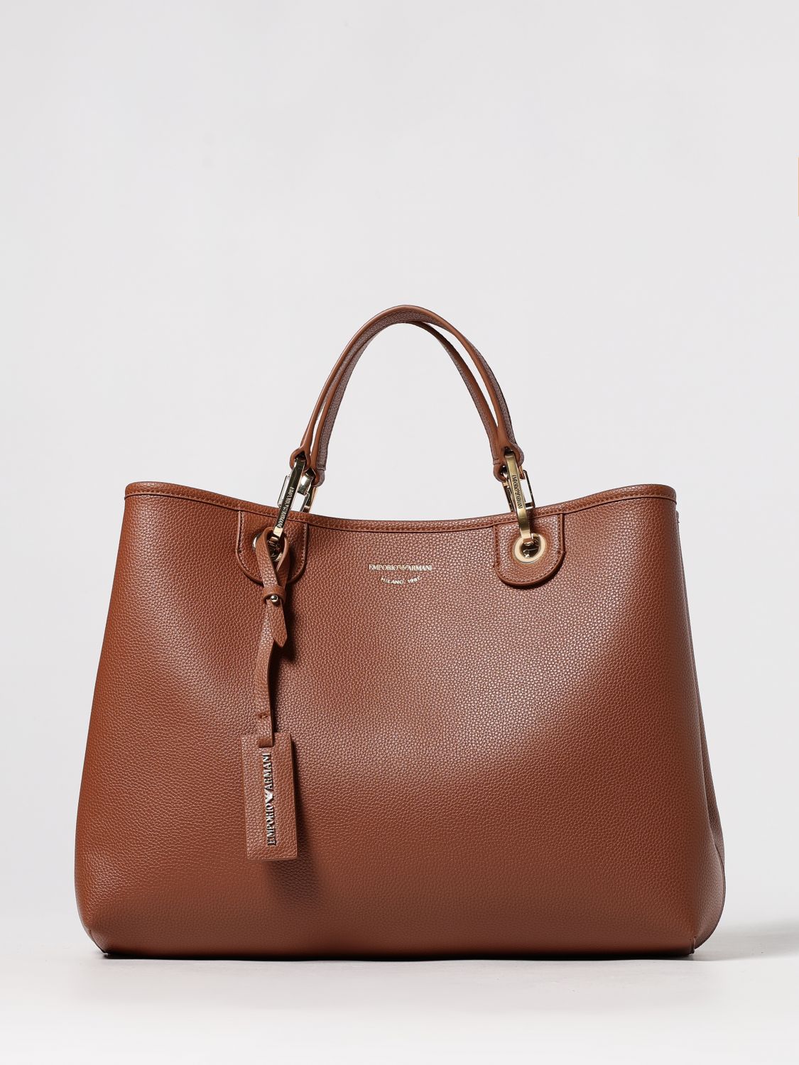 Emporio Armani Handbag  Woman Color Leather In Brown