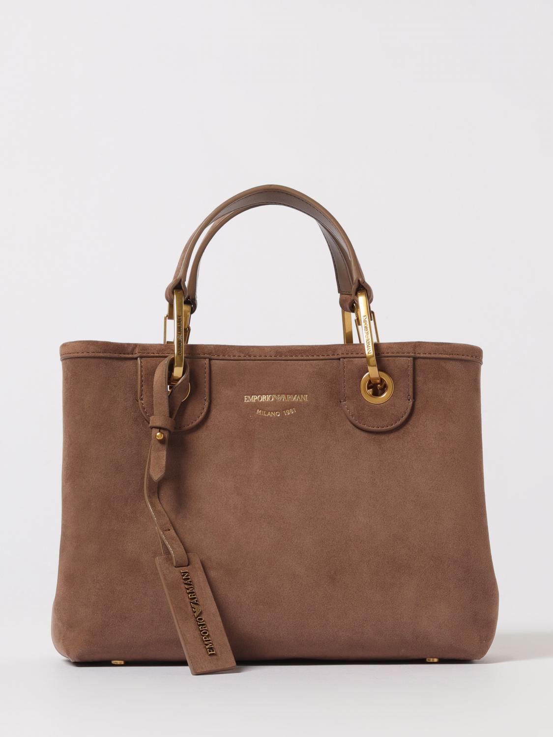 Emporio Armani Shoulder Bag Woman Color Dove Grey In Gray