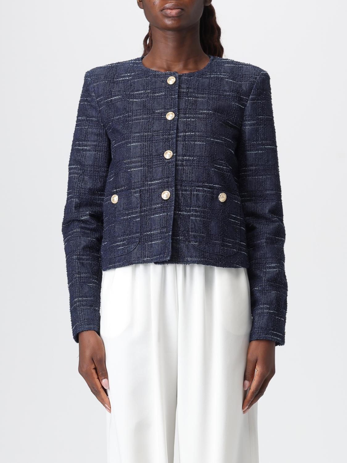Emporio Armani Blazer Woman Color Blue In Blue