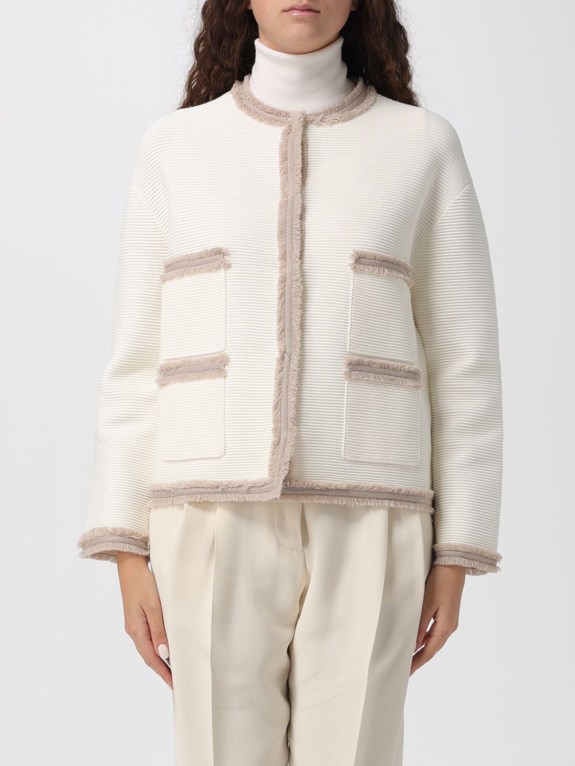 Emporio Armani Jacket  Woman Color White
