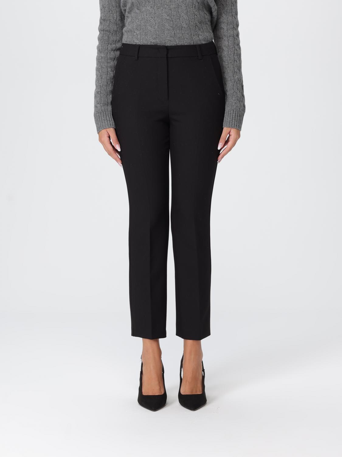 Emporio Armani Pants Woman Color Black In Black