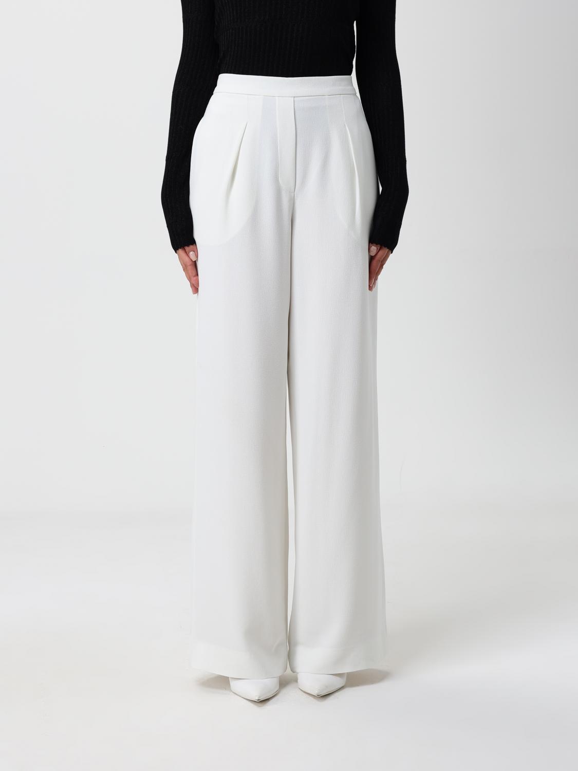 Emporio Armani Pants  Woman Color Cream In White