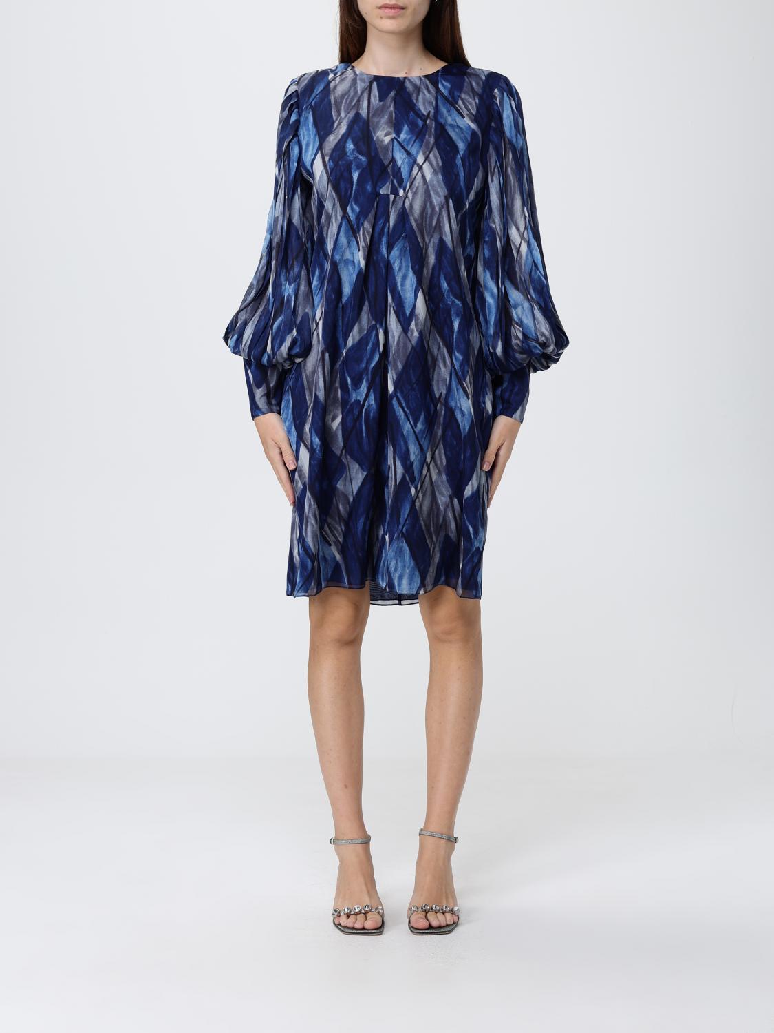 Emporio Armani Dress  Woman Color Multicolor In Animal Print
