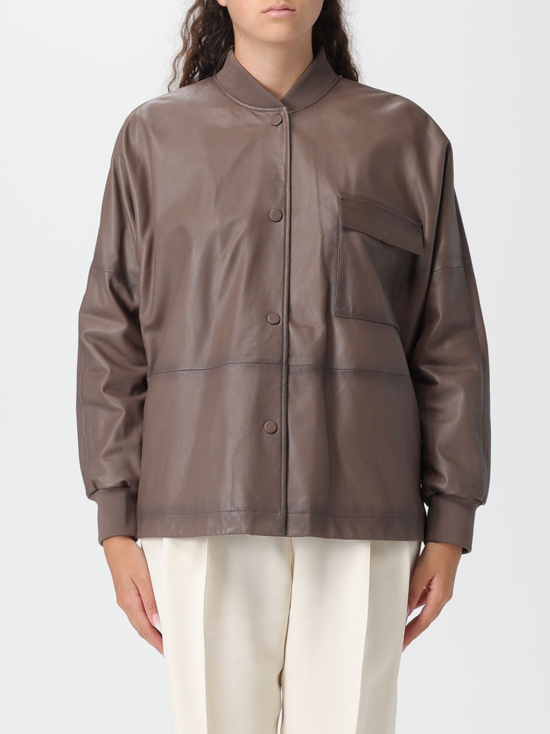 Emporio Armani Blazer  Woman Color Hazel In Gold