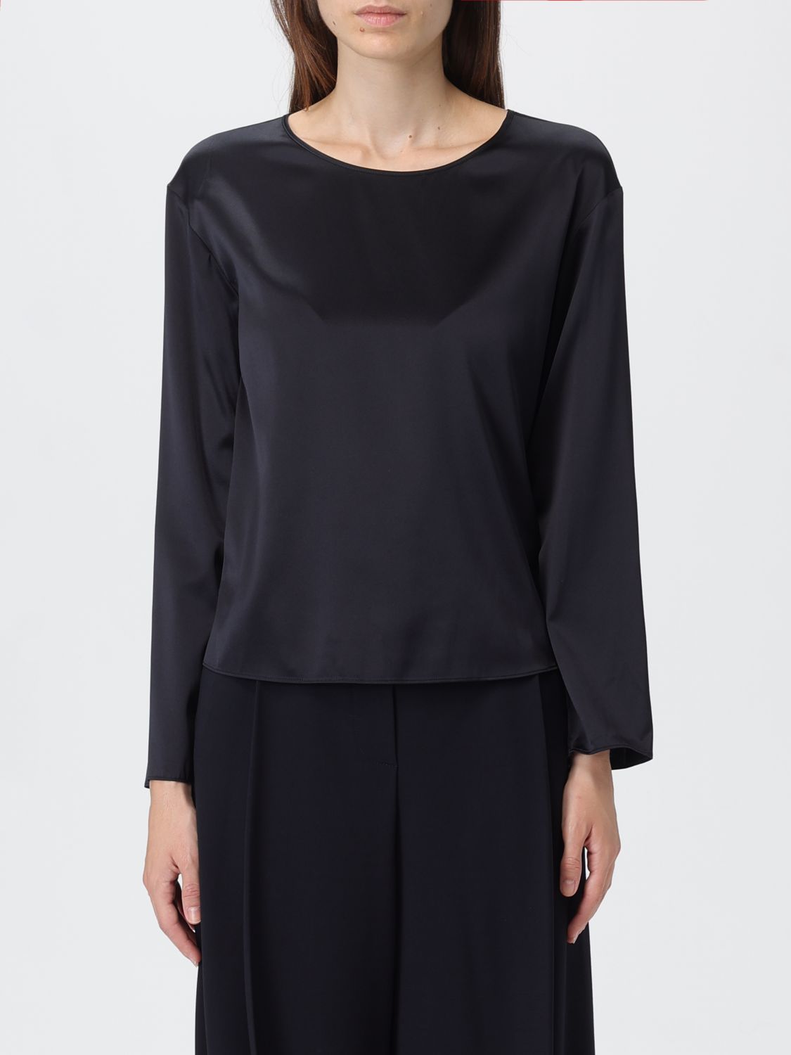 Emporio Armani Top  Woman Color Navy In Blue