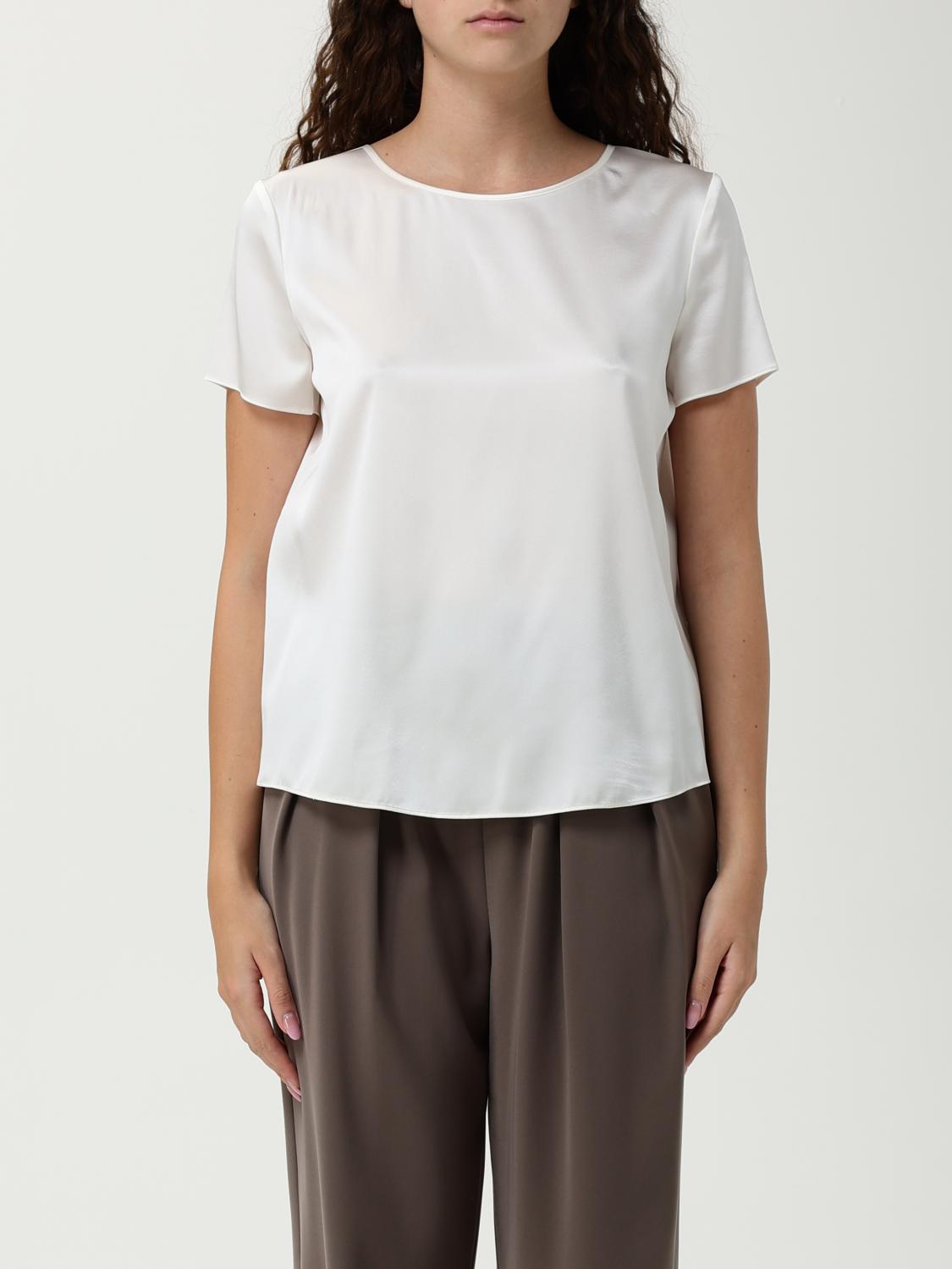 Emporio Armani Top Woman Color White In White