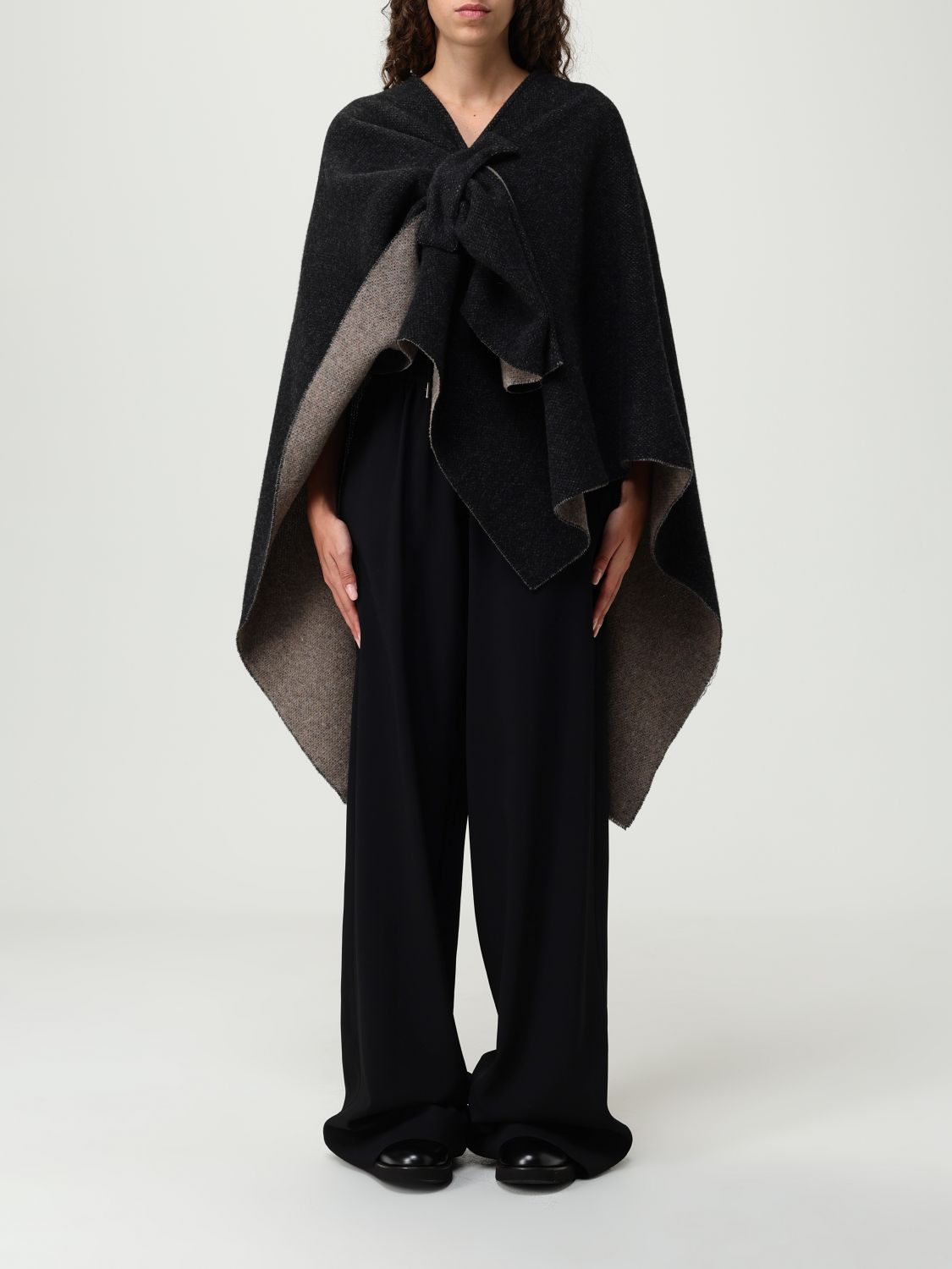 Emporio Armani Cape  Woman Color Black