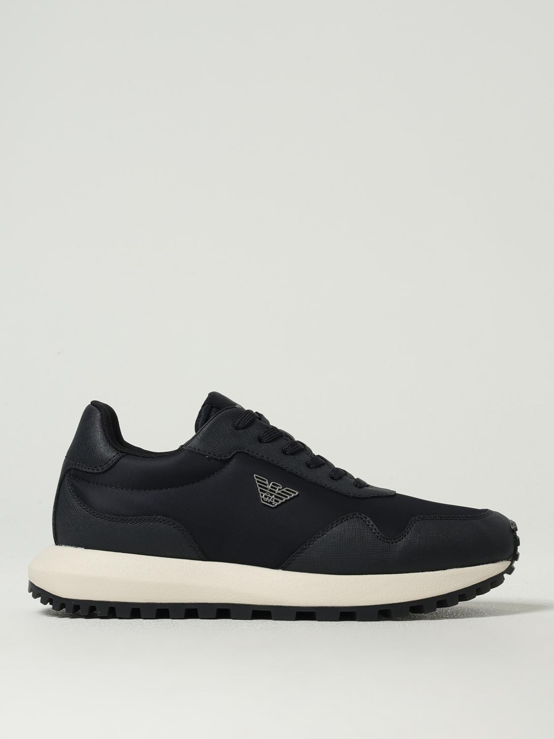Emporio Armani Sneakers  Men Color Navy In Blue