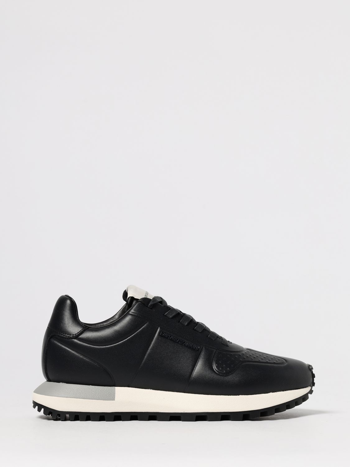Emporio Armani Sneakers  Men Color Navy In Black