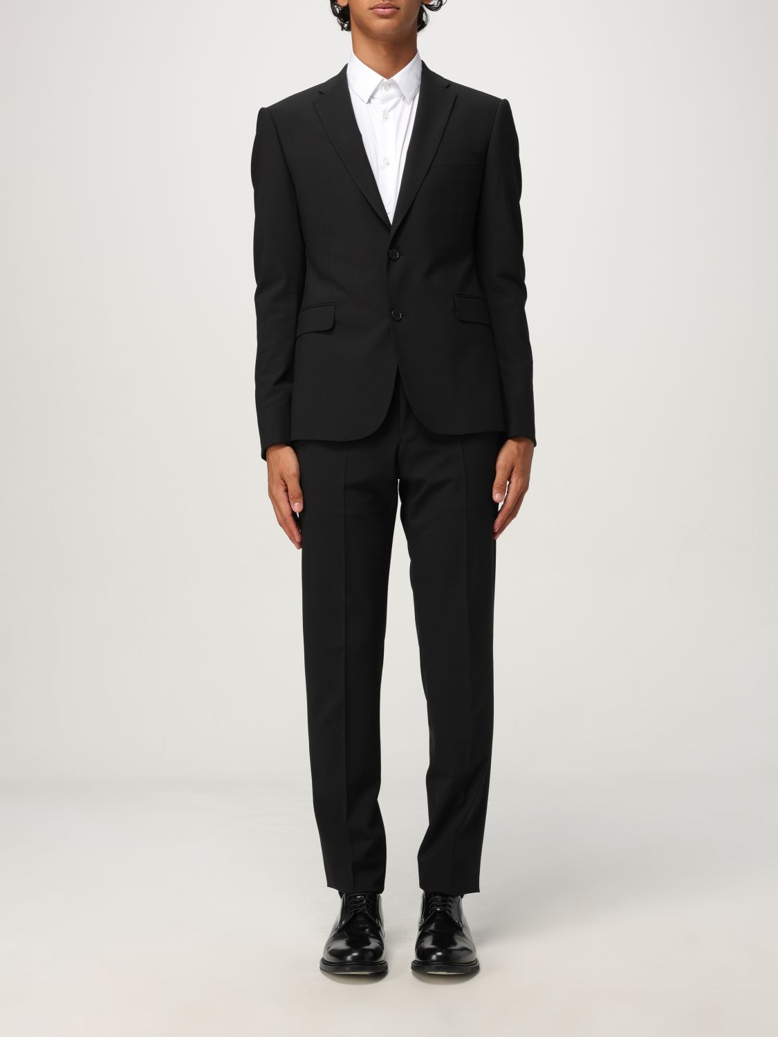 Emporio Armani Suit Men Color Black In Black