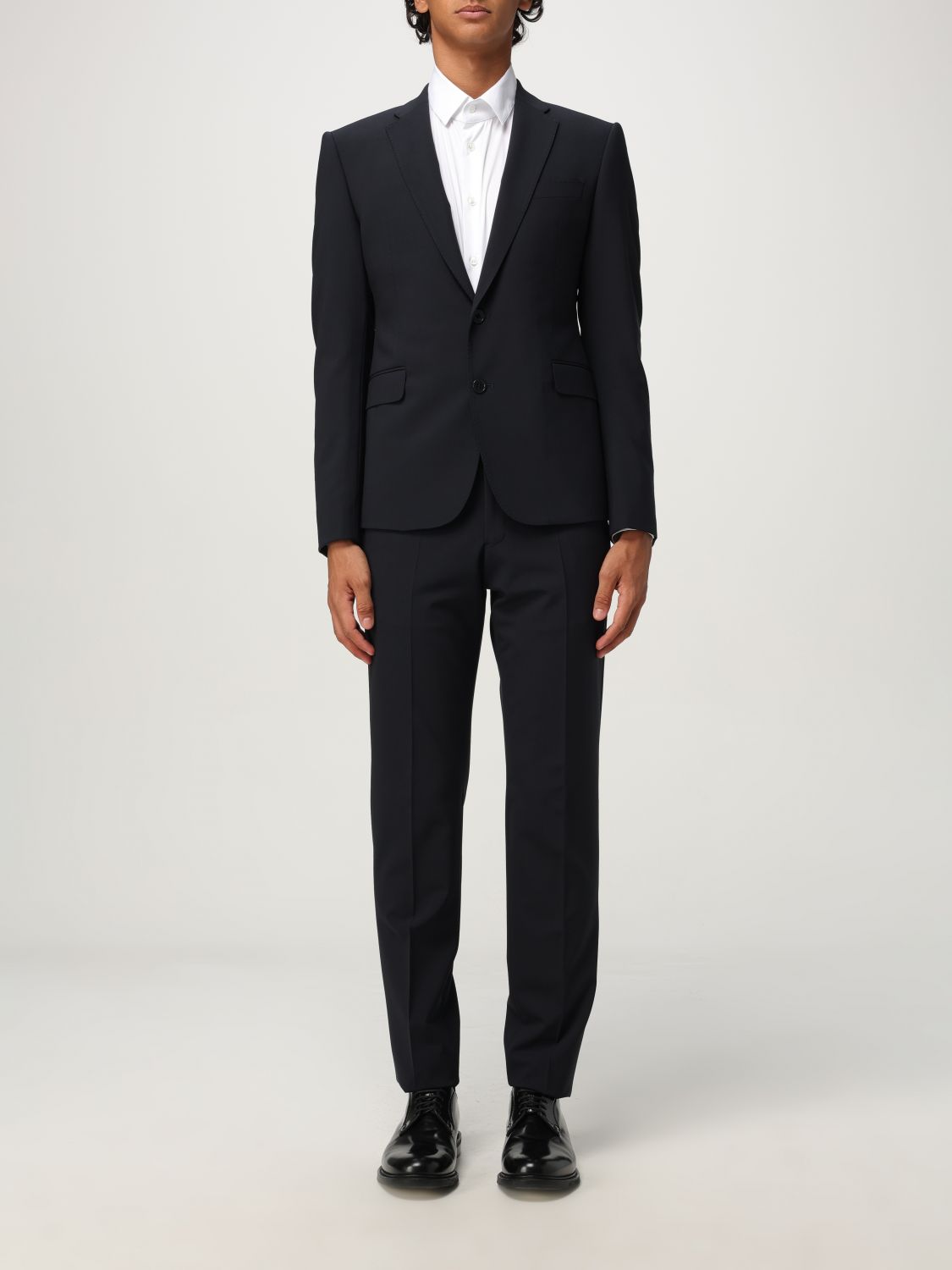 Emporio Armani Suit Men Color Navy In Blue