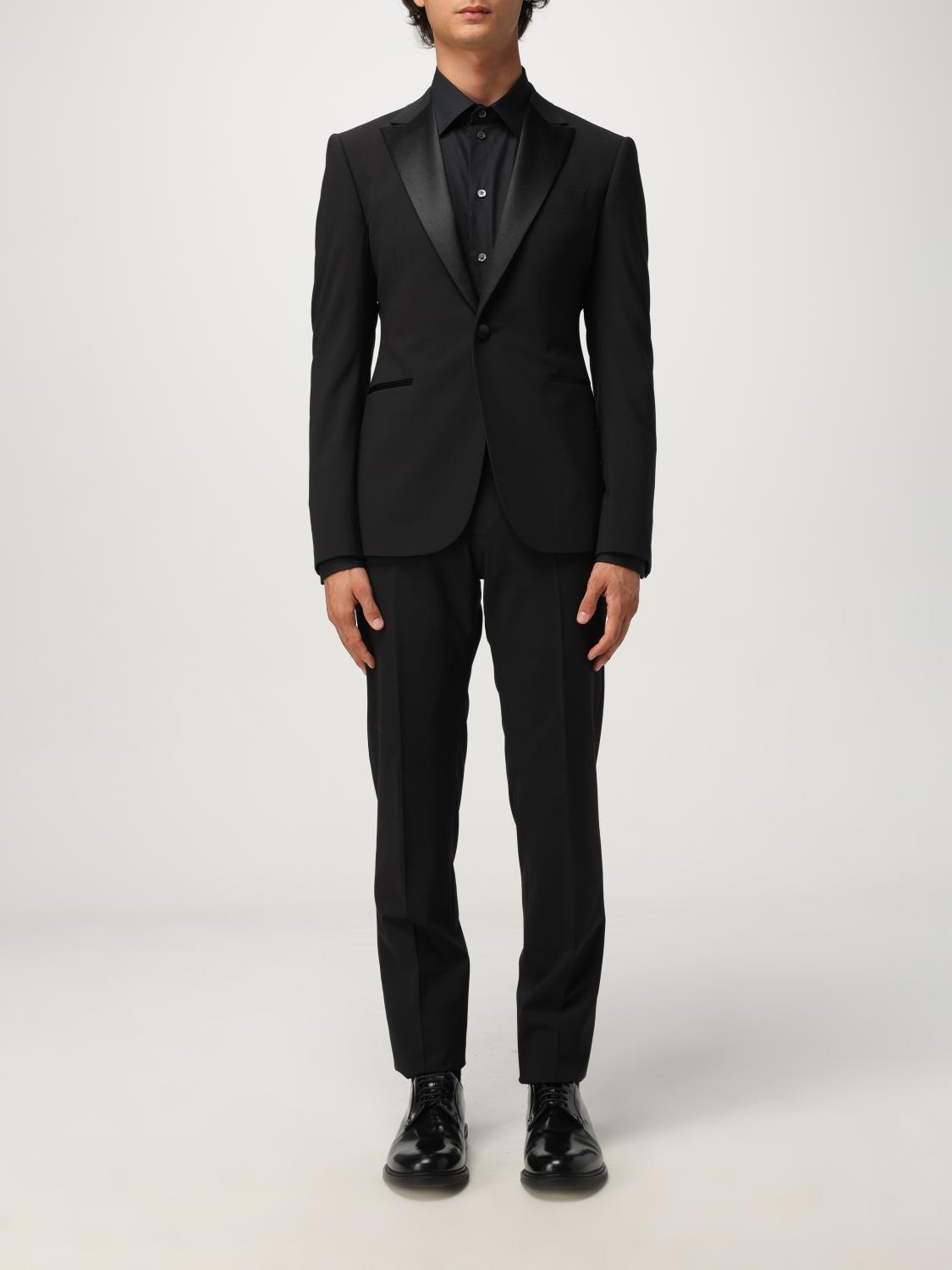 Suit EMPORIO ARMANI Men color Black