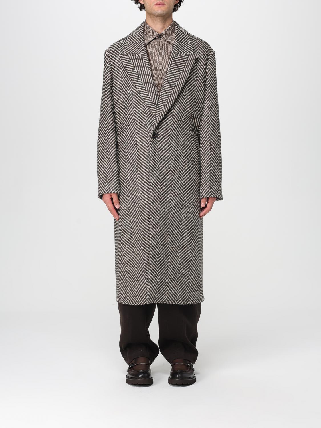 Coat EMPORIO ARMANI Men color Grey