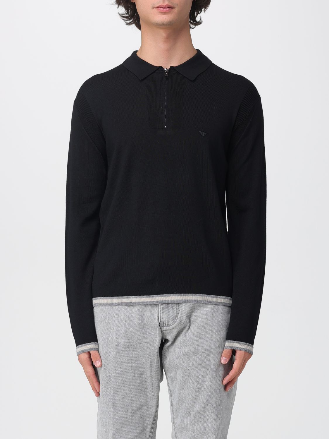 EMPORIO ARMANI Polo Herren Farbe Schwarz