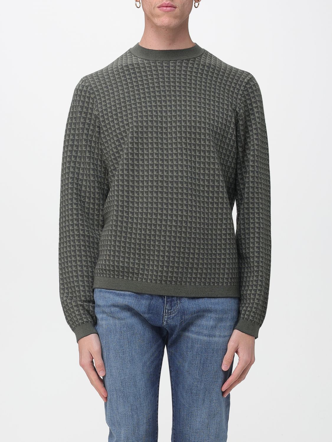 Sweater EMPORIO ARMANI Men color Green