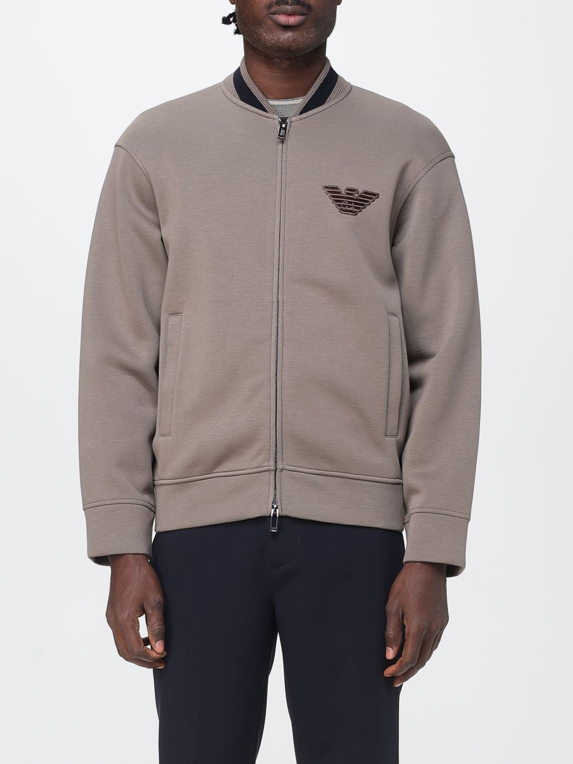 Jacket EMPORIO ARMANI Men color Dove Grey