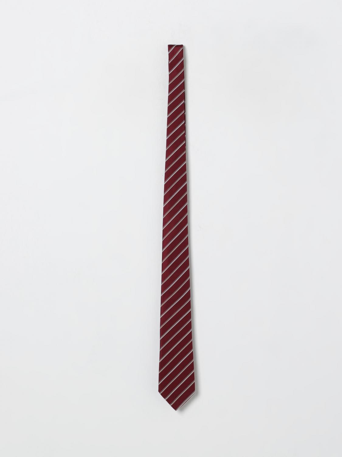 Tie EMPORIO ARMANI Men color Cherry