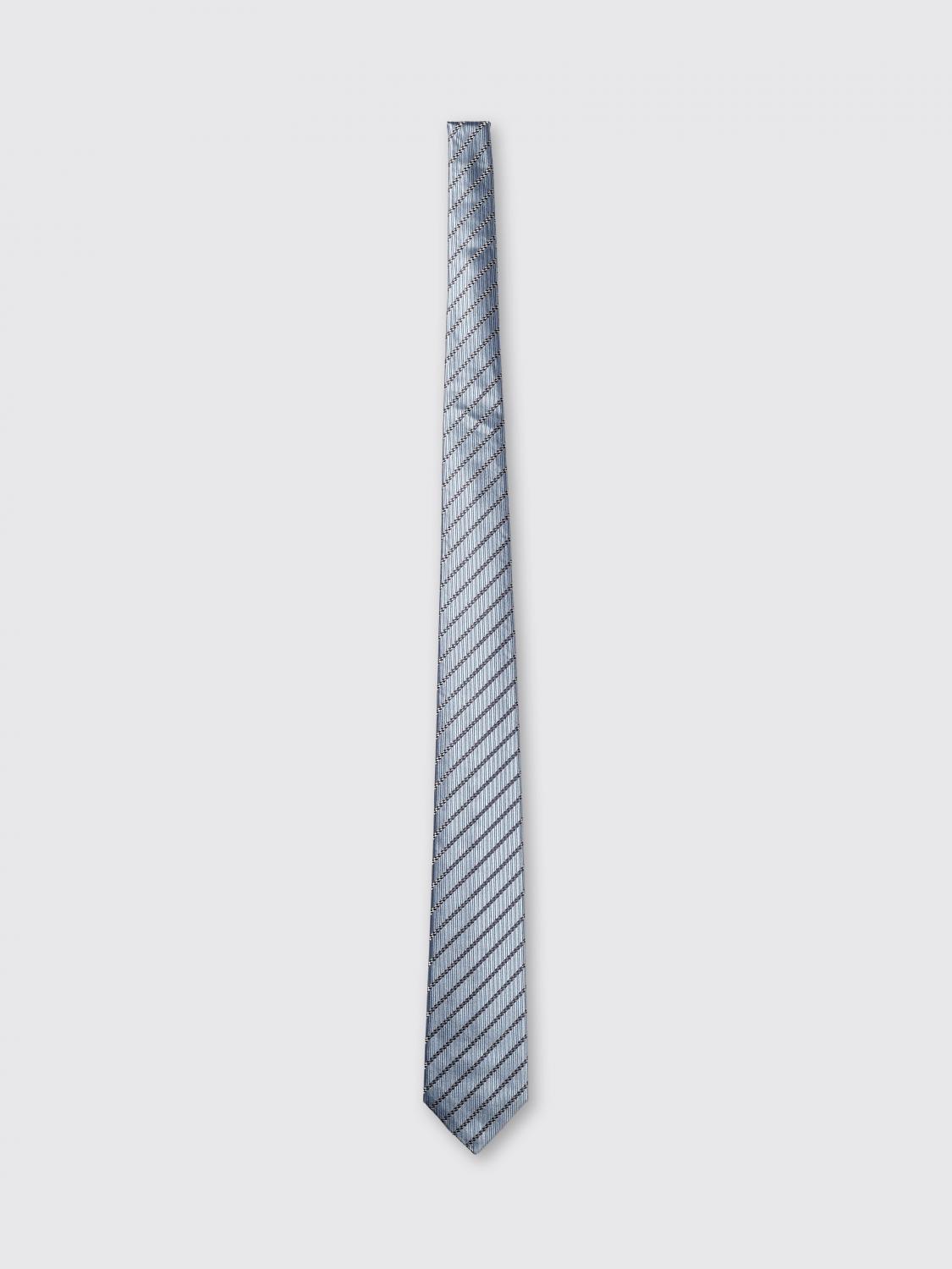 EMPORIO ARMANI men's tie color light blue