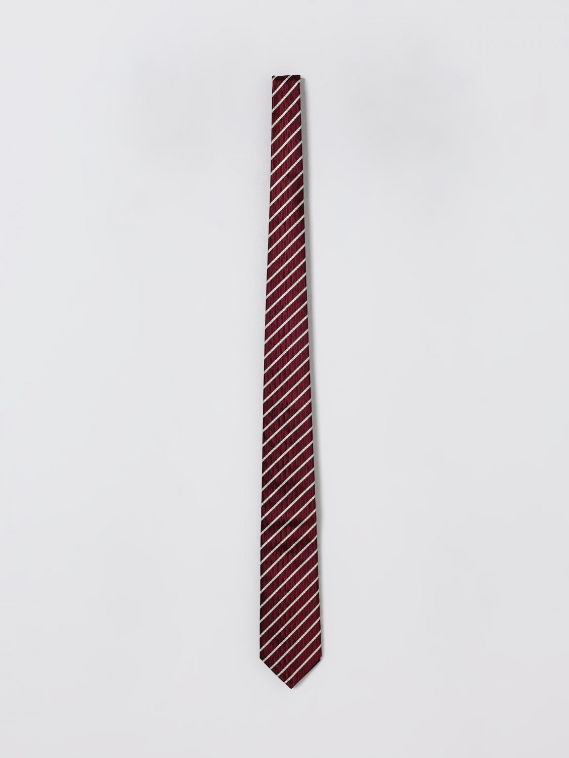 EMPORIO ARMANI men's tie color burgundy red