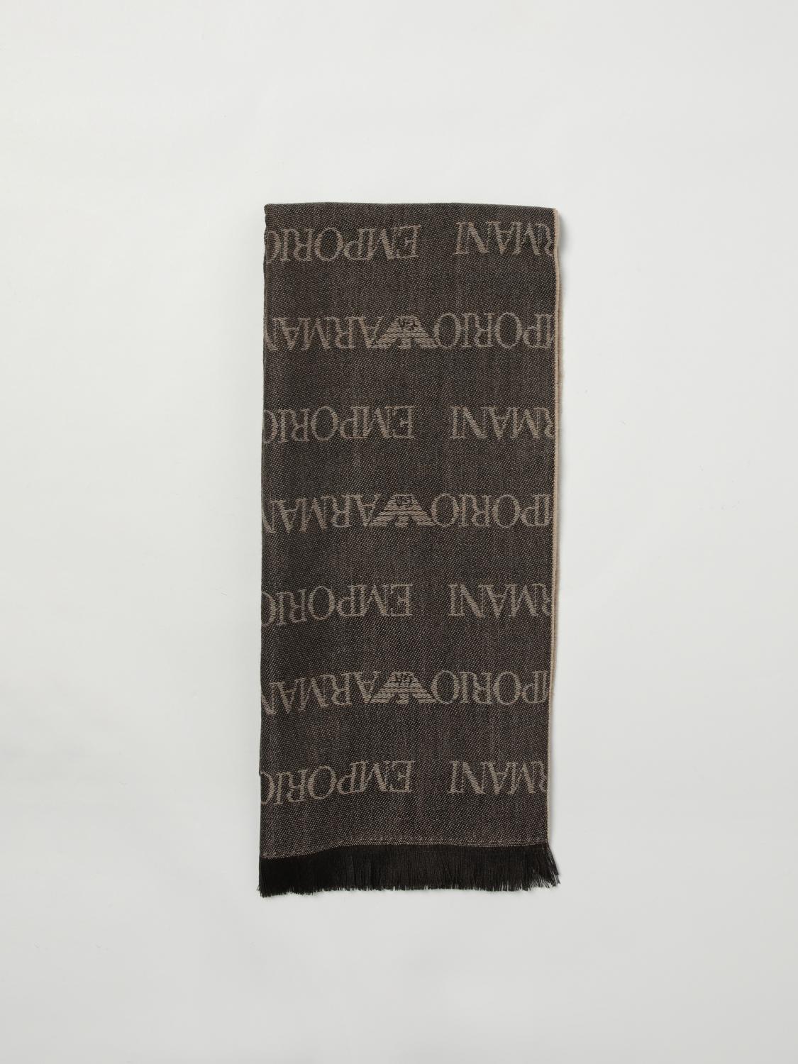 Scarf EMPORIO ARMANI Men color Dark