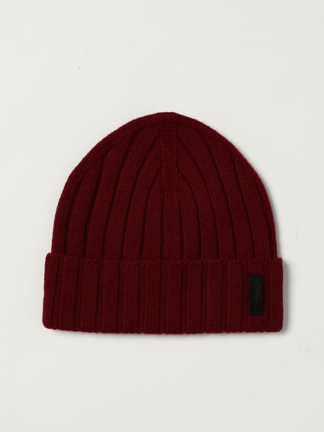 Hat EMPORIO ARMANI Men color Burgundy