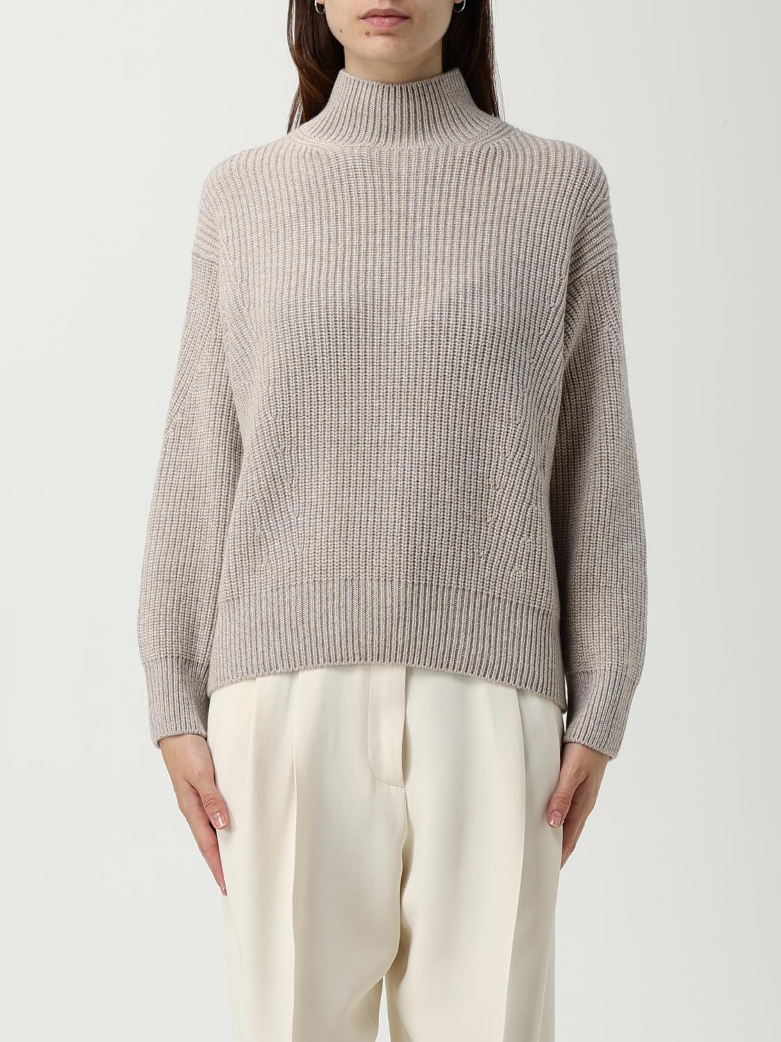 Agnona Sweater  Woman Color Beige In Multi