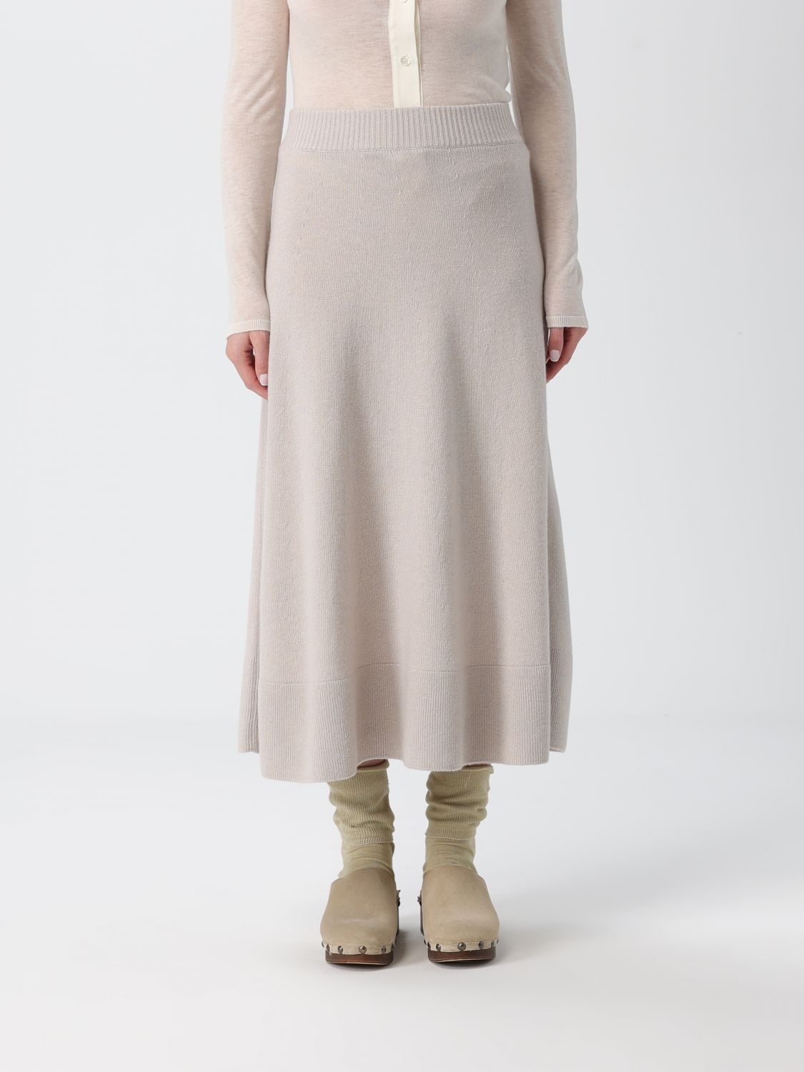 Agnona Skirt  Woman Color Ivory In White