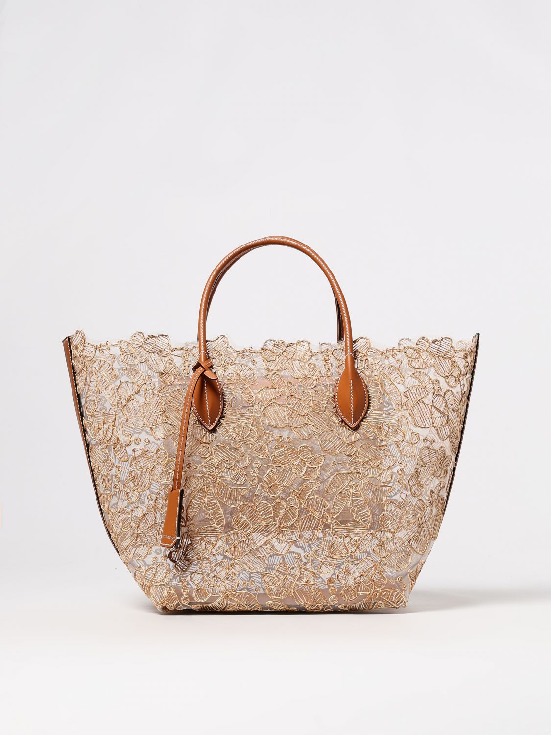 Ermanno Scervino Handbag Woman Color Ecru In Sand