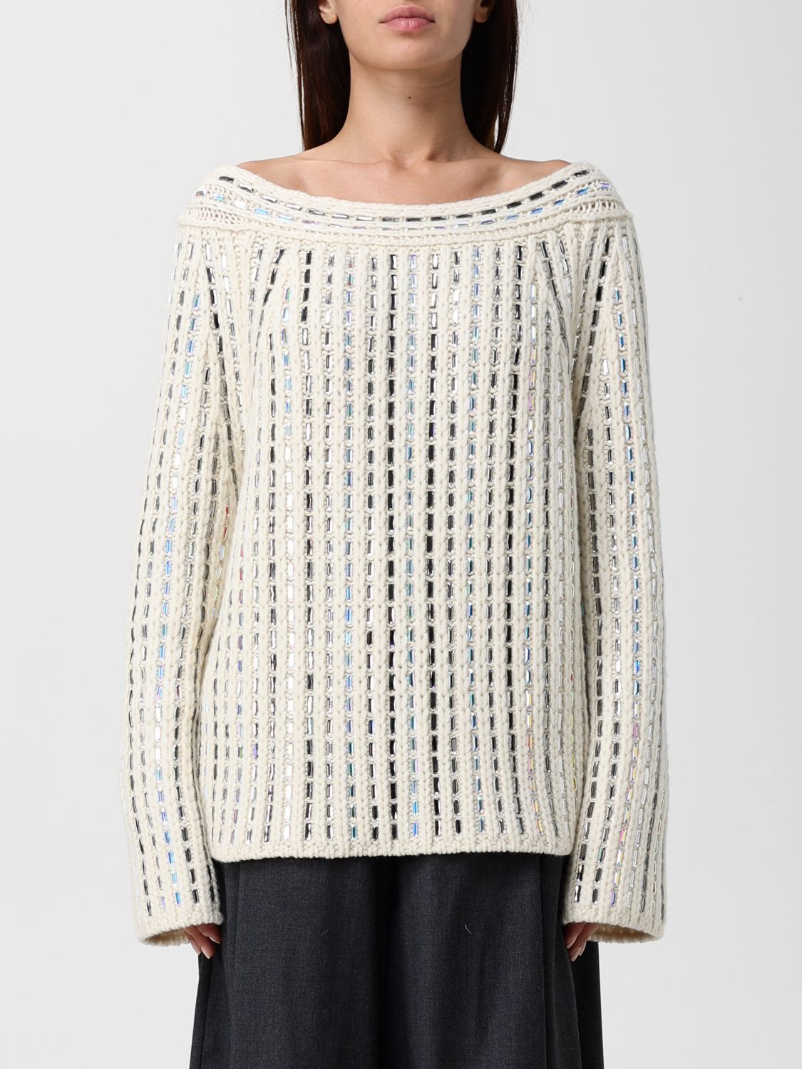 Ermanno Scervino Sweater  Woman Color Natural In Neutral