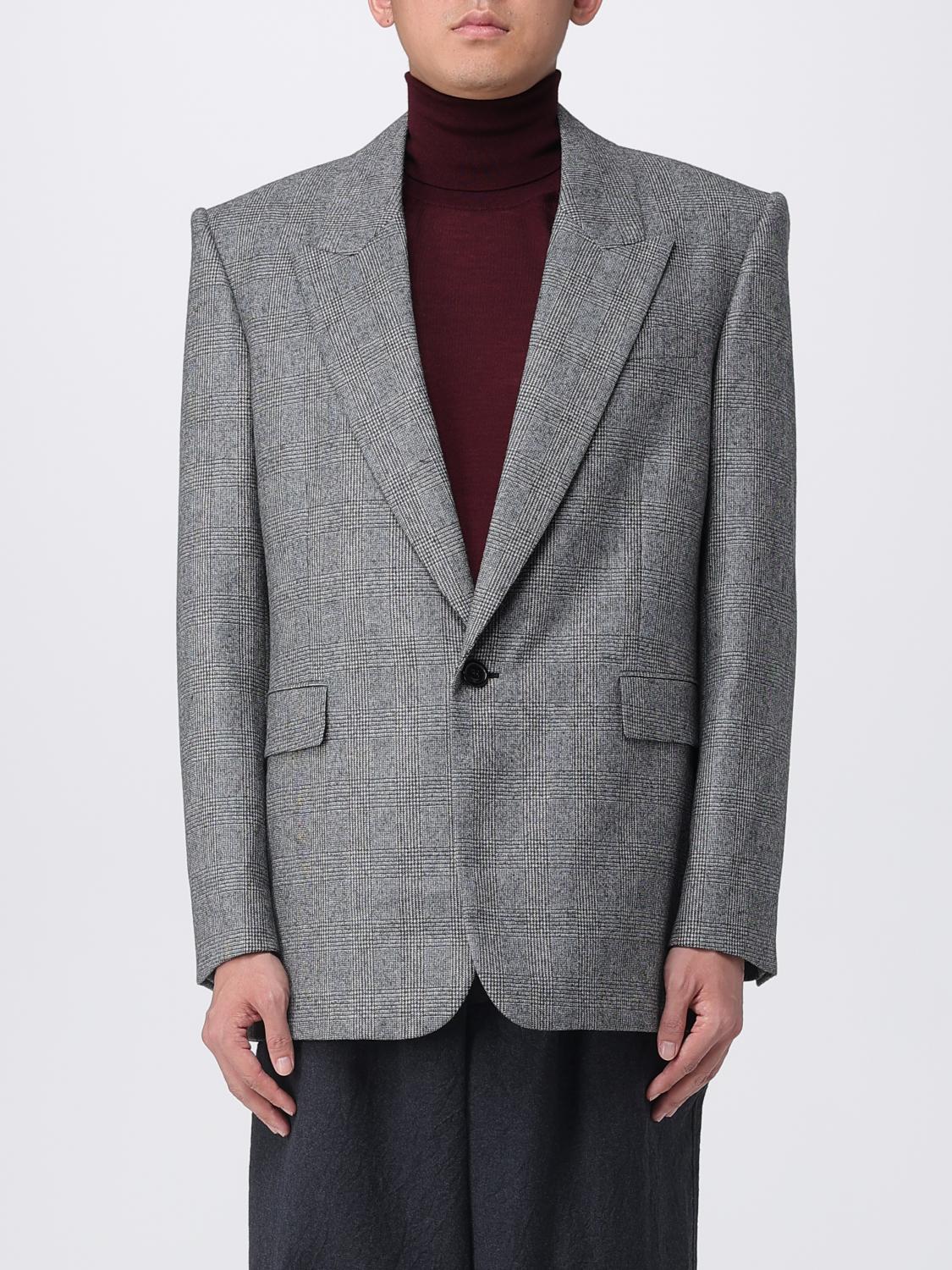 SAINT LAURENT Jacke Herren Farbe Grau