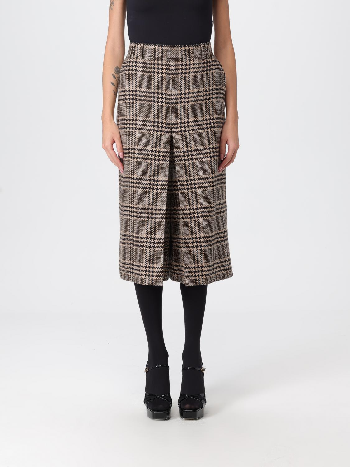 Saint Laurent Shorts Woman Color Multicolor In Multi