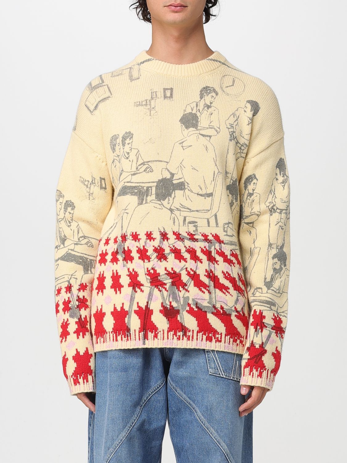 Jw Anderson Sweater  Men Color Butter In Yellow