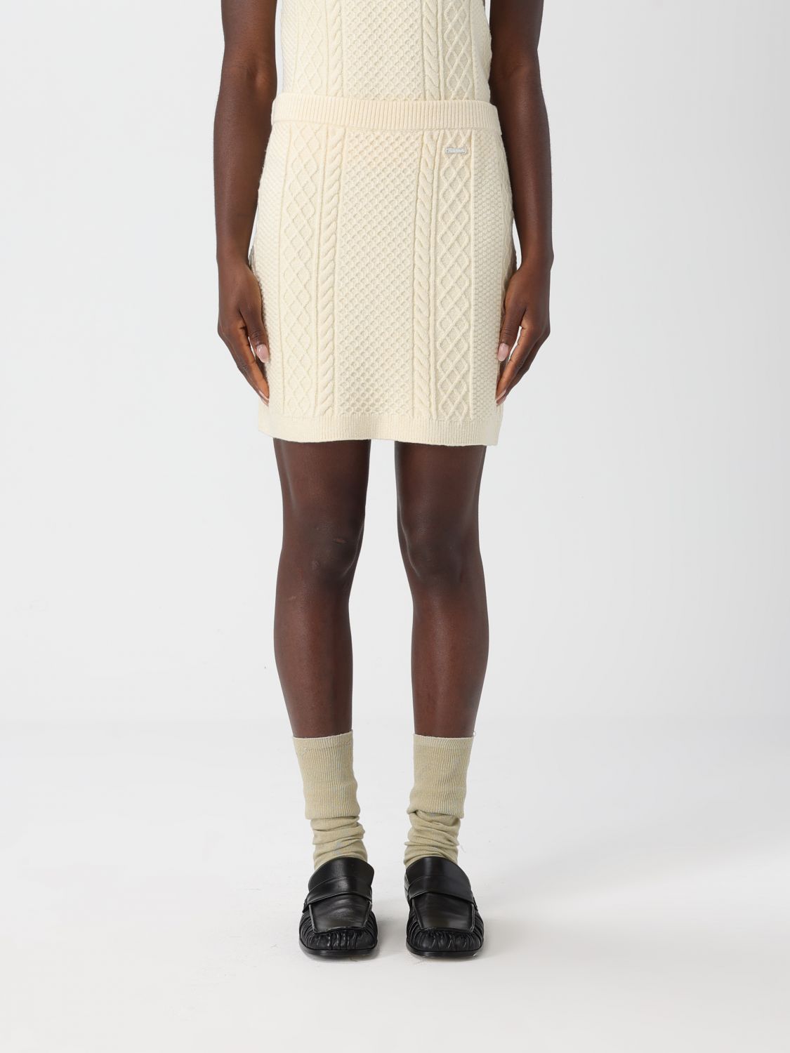Jw Anderson Skirt  Woman Color Ecru In White