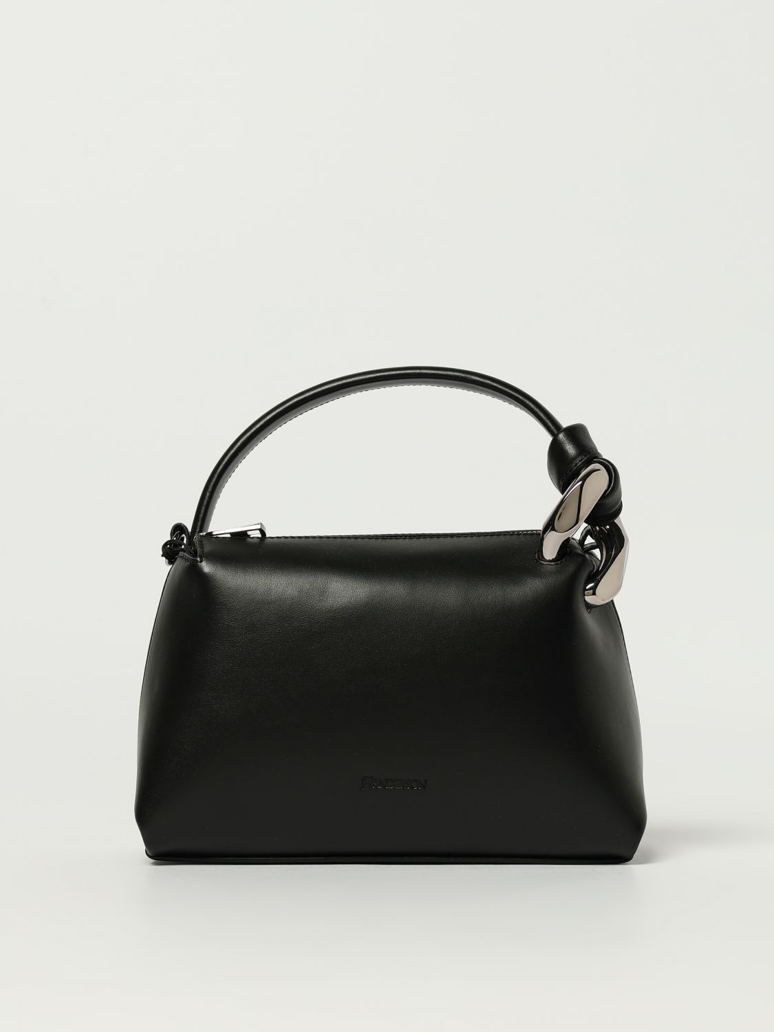 Jw Anderson Shoulder Bag With Adjustable Strap And Metal Hardware In Black