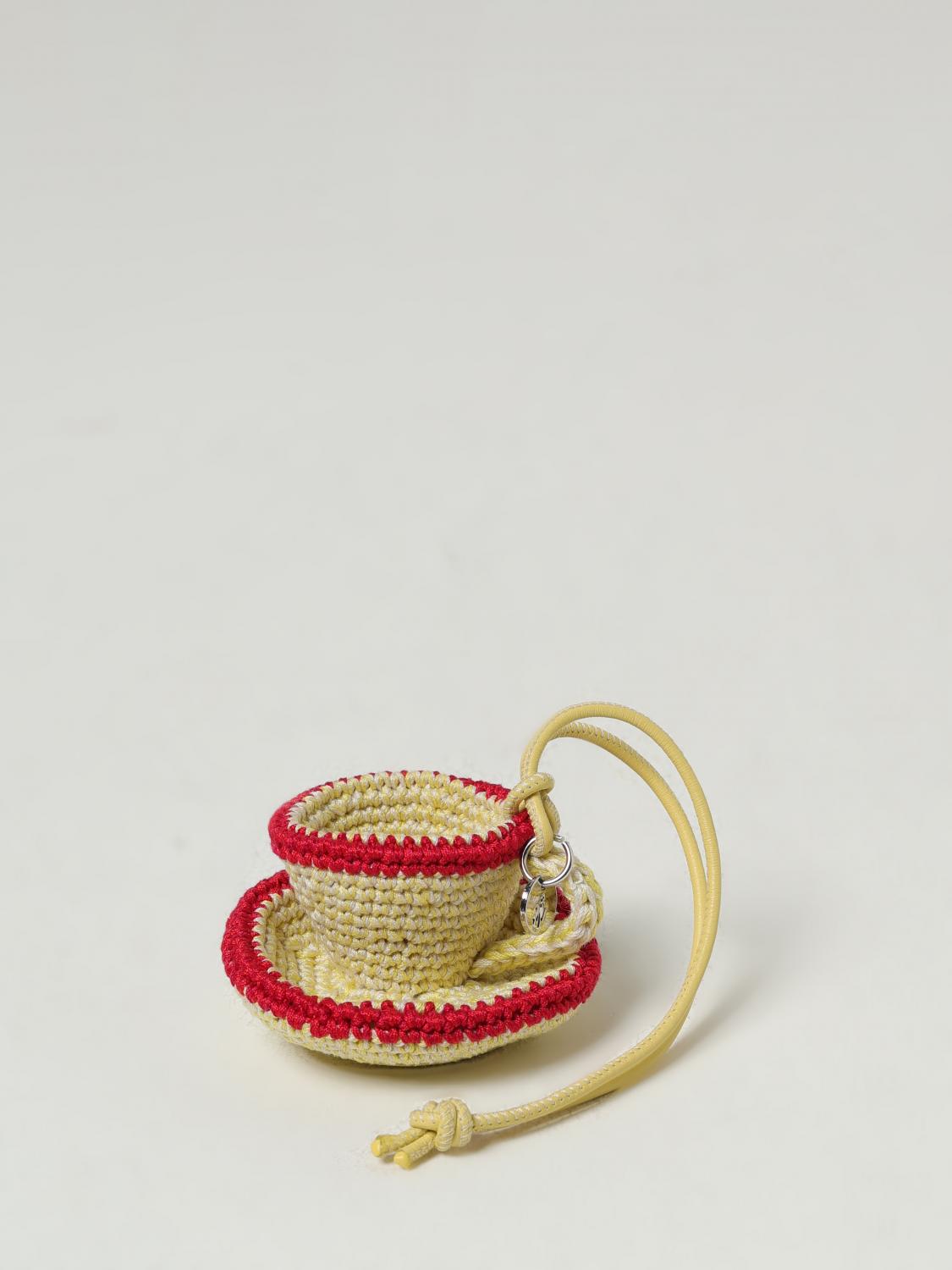 Jw Anderson Key Chain Woman Color Yellow In Yellow