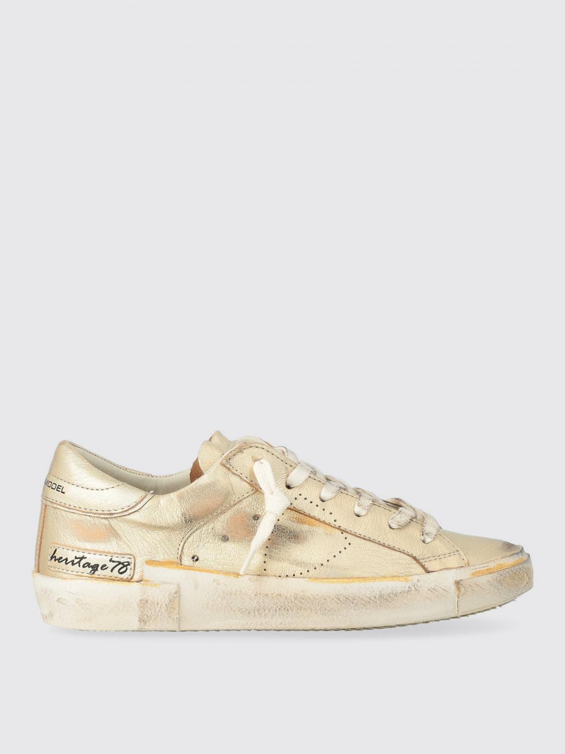 Philippe Model Sneakers  Woman Color Gold