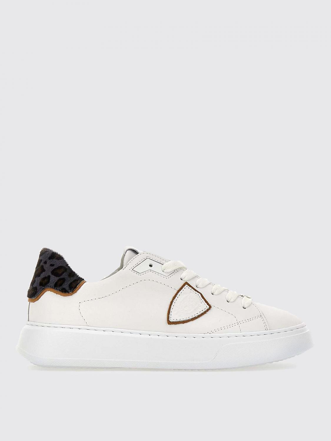 Philippe Model Temple Low Sneakers In Black