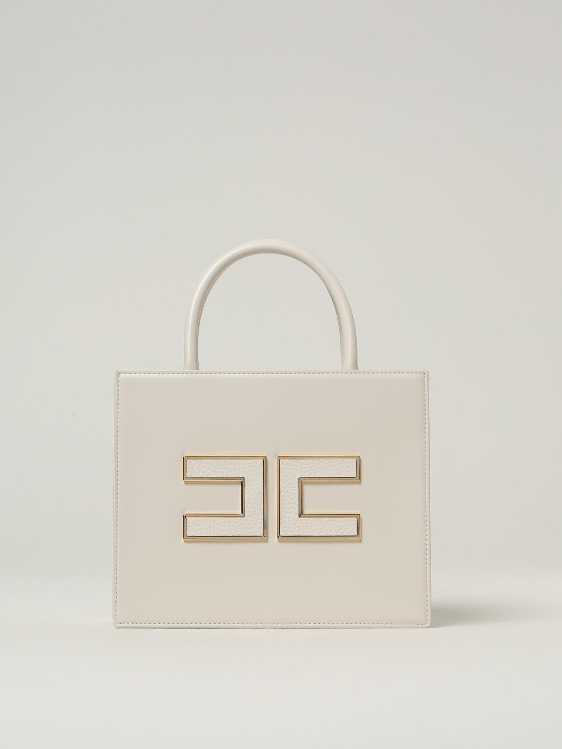 Elisabetta Franchi Shoulder Bag Woman Color White In White
