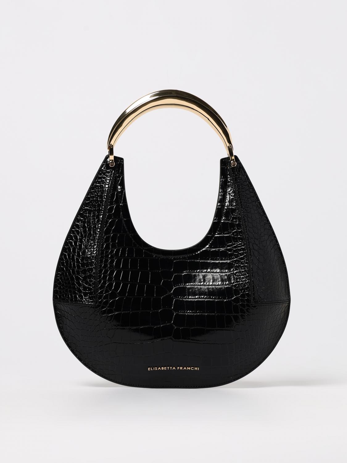 Elisabetta Franchi Shoulder Bag Woman Color Black In Black